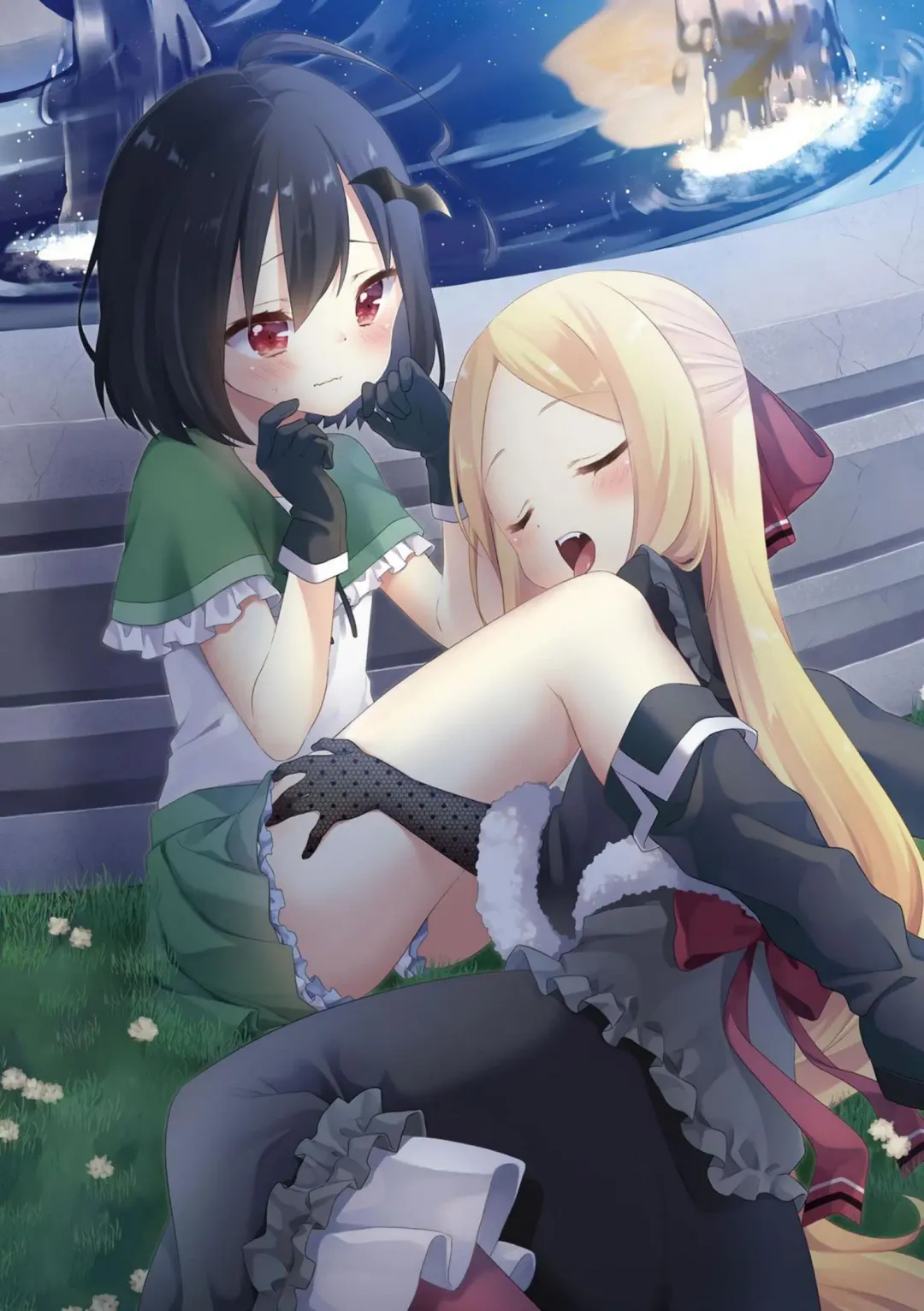 Hiyuri no Kizuna Furyou Onee-san to Kyuuketsu Shoujo-tachi - Scarlet Lily Bond Ch. 1 Fhentai - Page 3