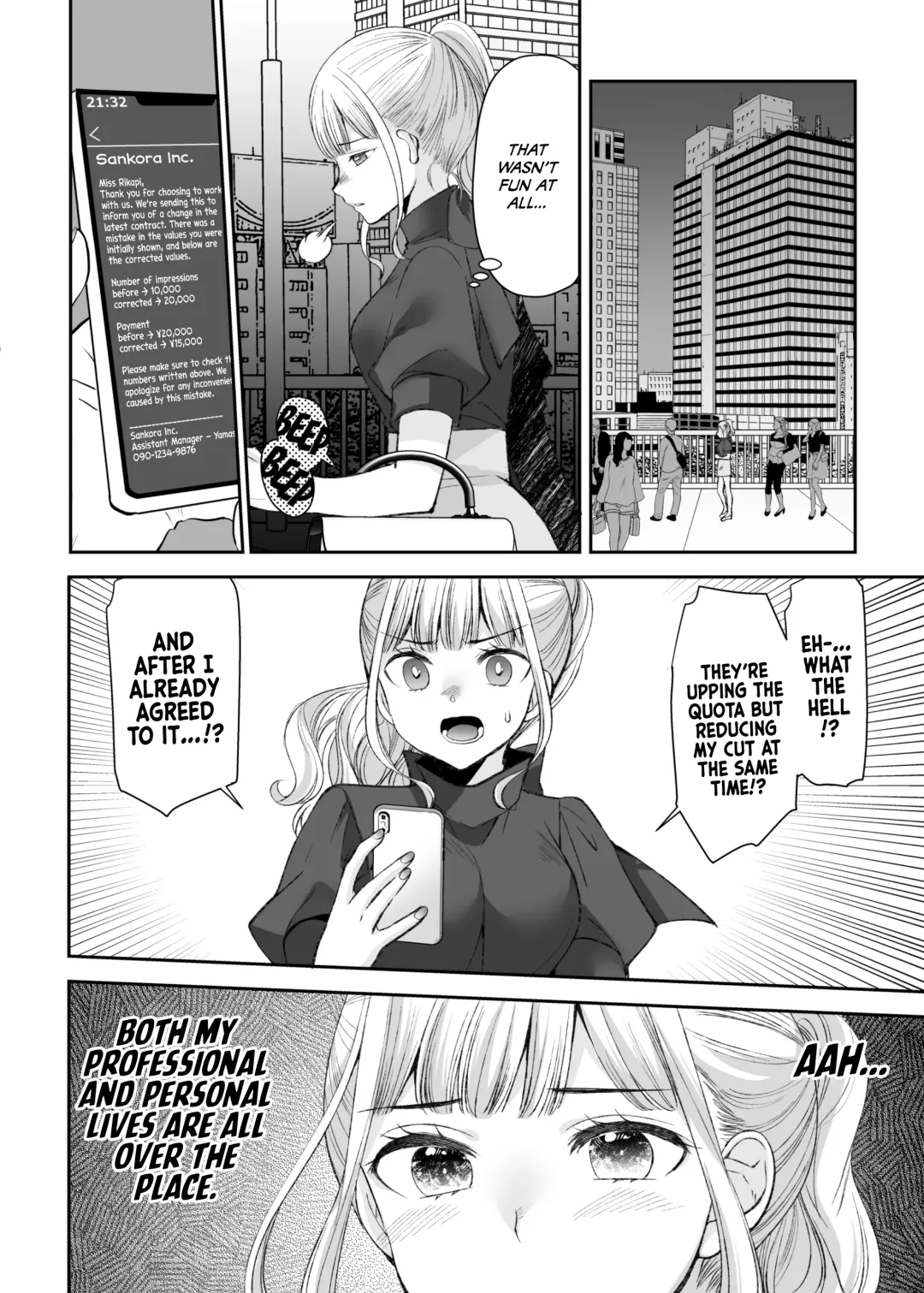 [Sakura Hanatsumi] Ningyou Size no Himo Kareshi ni wa Jiyuu ga Nai | The doll-sized kept boyfriend has no freedom Fhentai - Page 48