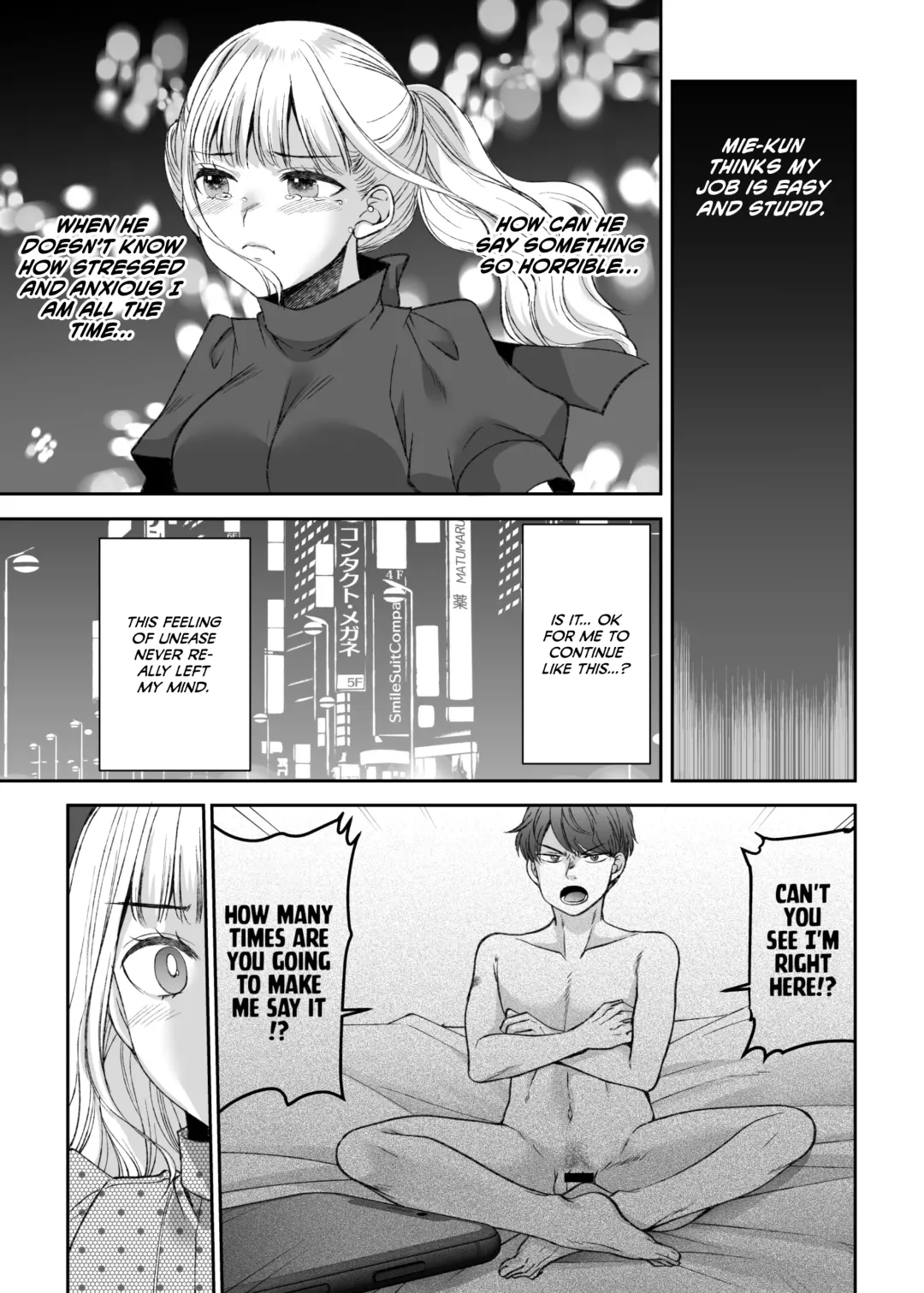 [Sakura Hanatsumi] Ningyou Size no Himo Kareshi ni wa Jiyuu ga Nai | The doll-sized kept boyfriend has no freedom Fhentai - Page 49