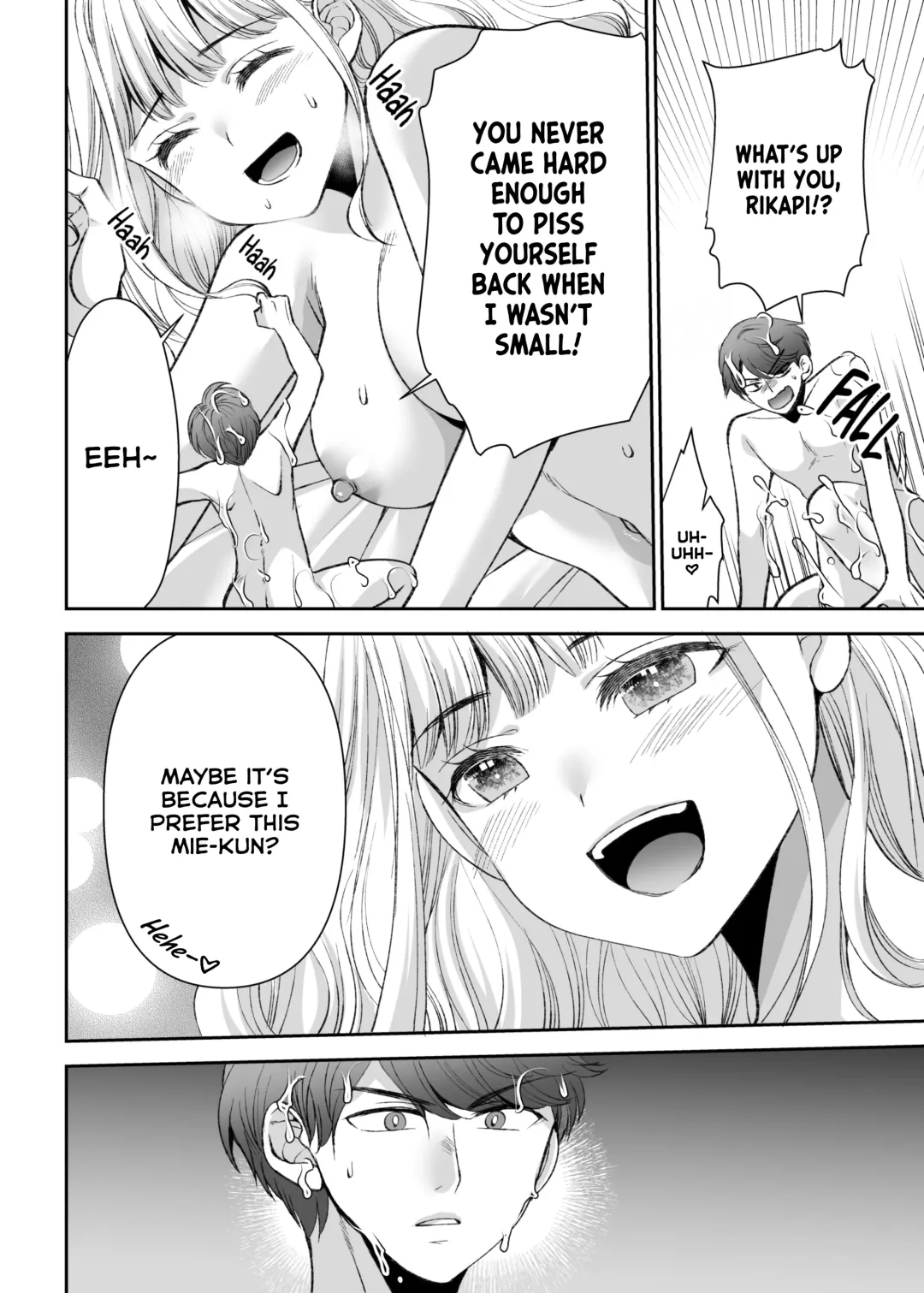 [Sakura Hanatsumi] Ningyou Size no Himo Kareshi ni wa Jiyuu ga Nai | The doll-sized kept boyfriend has no freedom Fhentai - Page 56