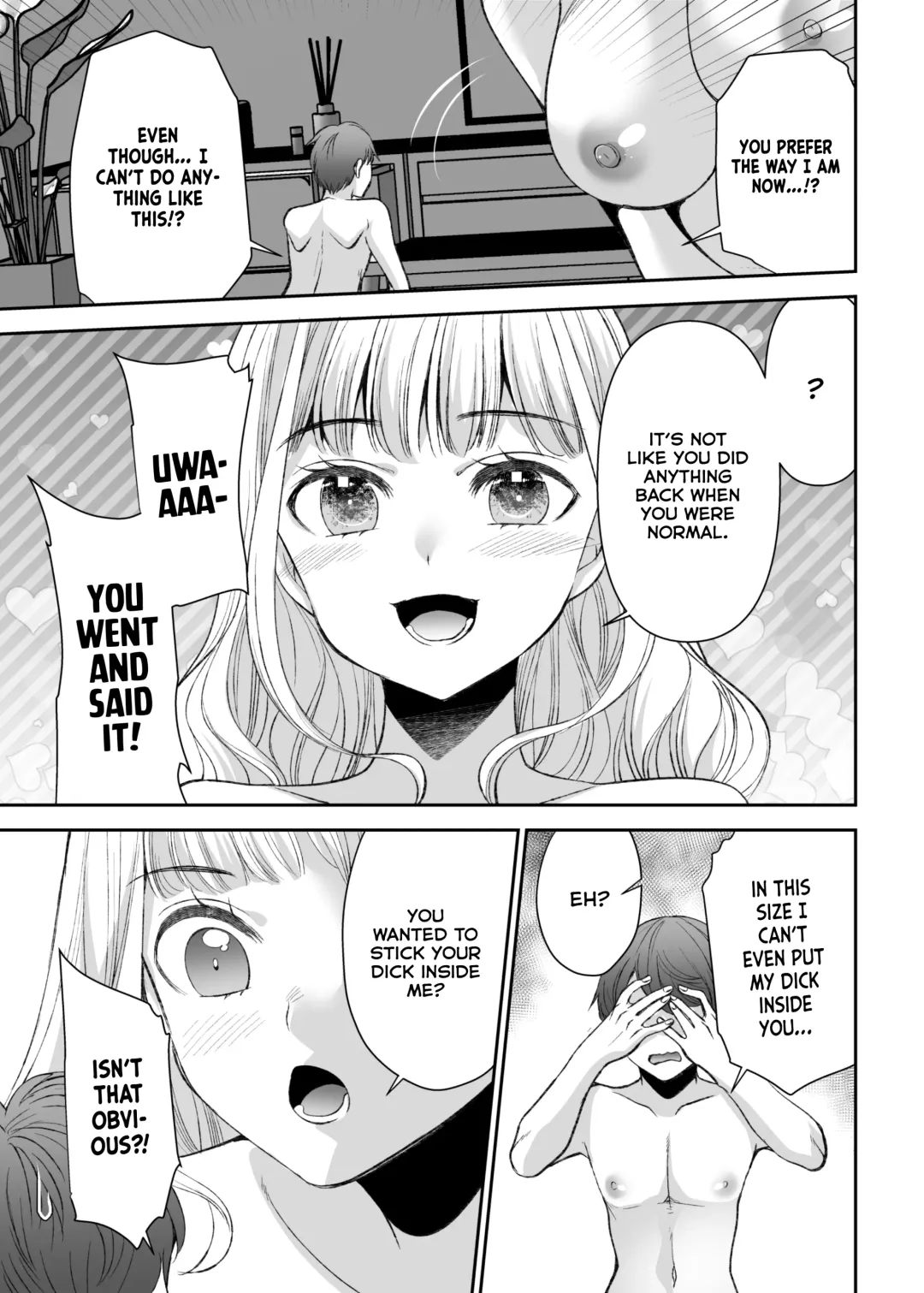 [Sakura Hanatsumi] Ningyou Size no Himo Kareshi ni wa Jiyuu ga Nai | The doll-sized kept boyfriend has no freedom Fhentai - Page 57