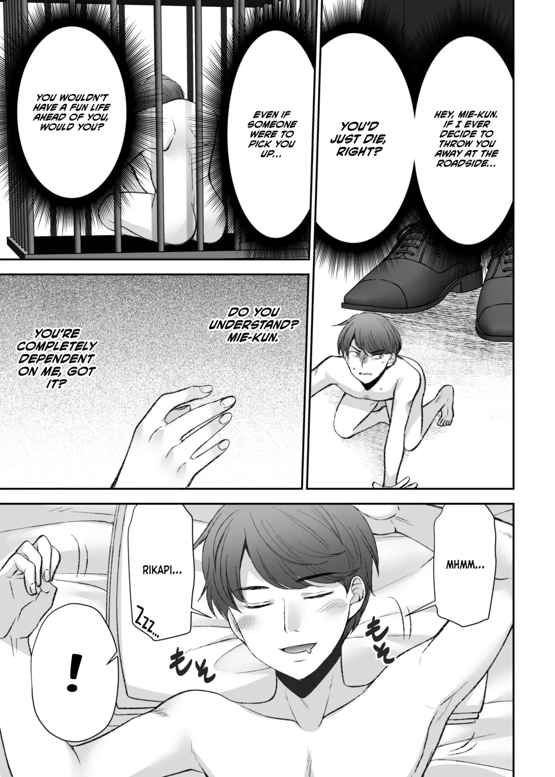 [Sakura Hanatsumi] Ningyou Size no Himo Kareshi ni wa Jiyuu ga Nai | The doll-sized kept boyfriend has no freedom Fhentai - Page 67