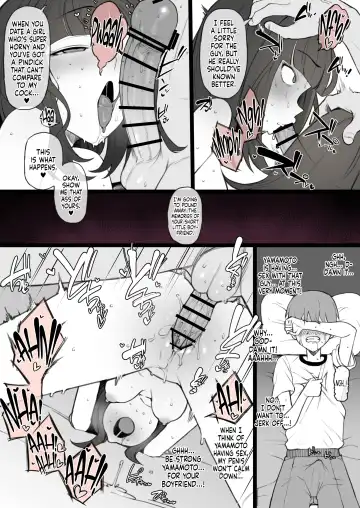 [Terasu Mc] Penis no Dekasa de Subete ga Kimaru Sekai de Sochin no Boku ga Kisekiteki ni Te ni Ireta Kanojo wa Touzen no You ni Dekachin ni Netorarete Owaru | Human Rights Line Fhentai - Page 10