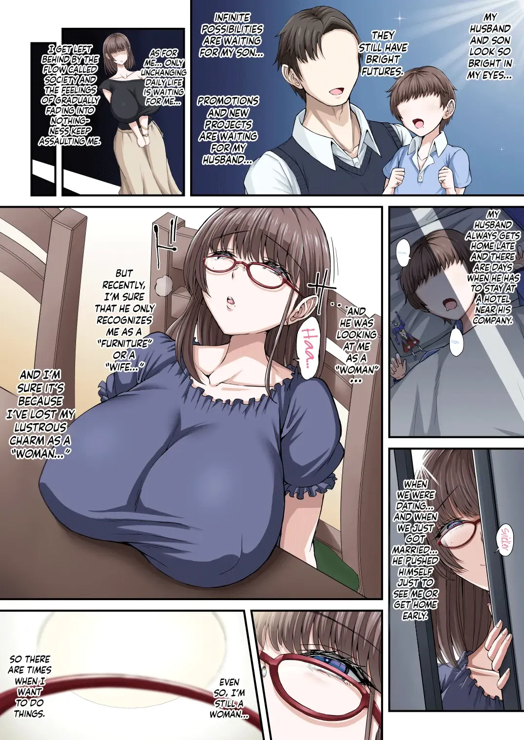 [Nishiki Ai] Black Fall -Kuro ni Ochita Tsuma- | Black Fall -The Housewife Falls To Darkness- Fhentai - Page 5