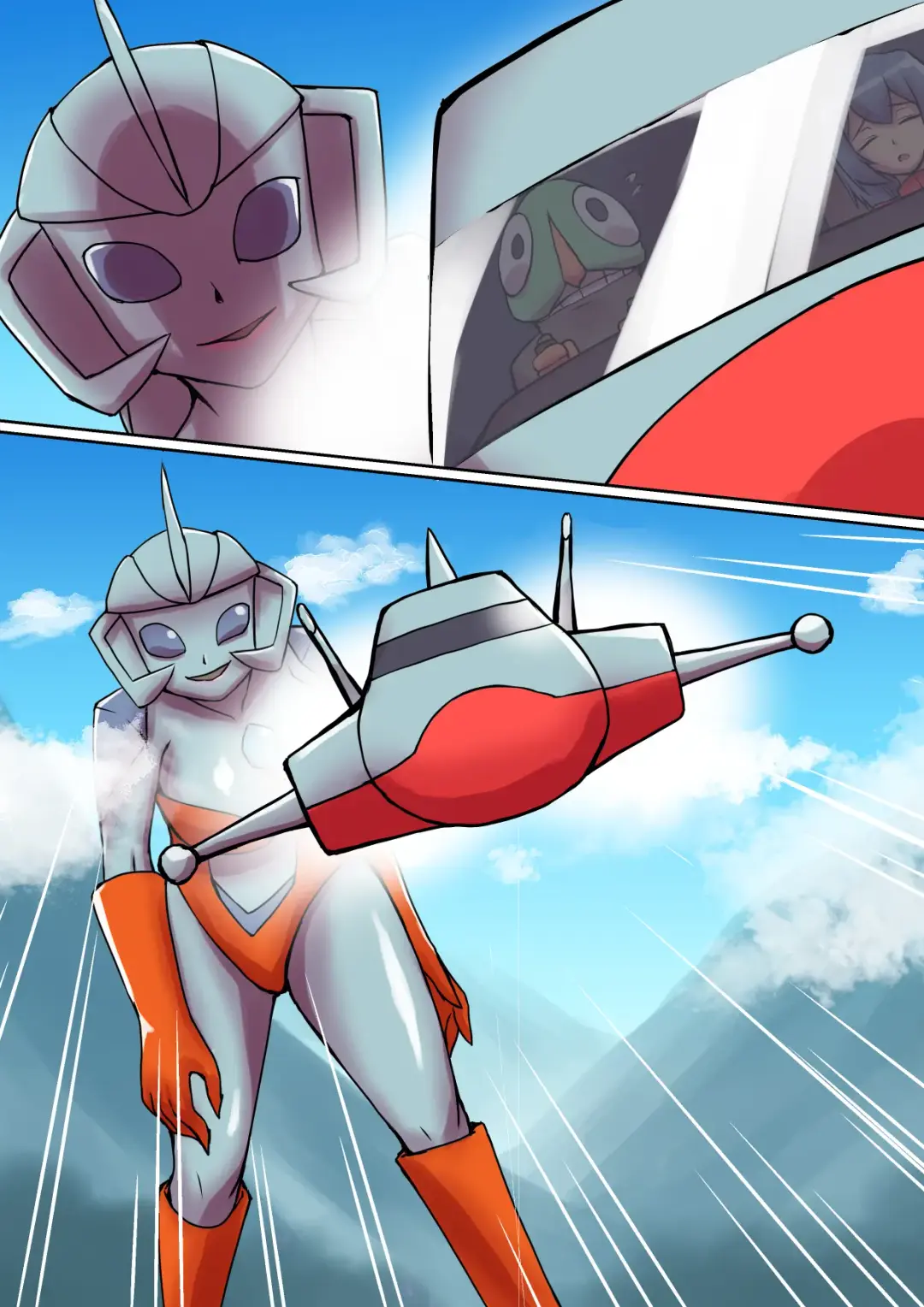 Tokusatsu Heroine Series - Rusty Comet Ch. 5 "Rusty Comet VS Rusty Comet" Fhentai - Page 3