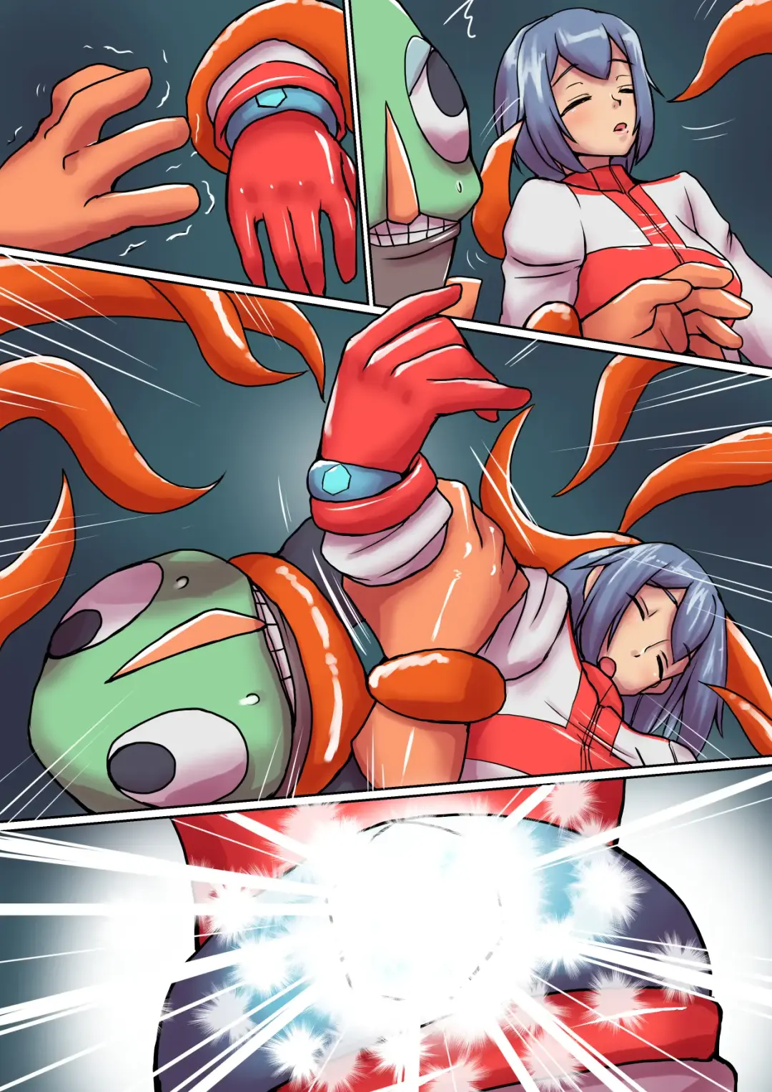 Tokusatsu Heroine Series - Rusty Comet Ch. 5 "Rusty Comet VS Rusty Comet" Fhentai - Page 6