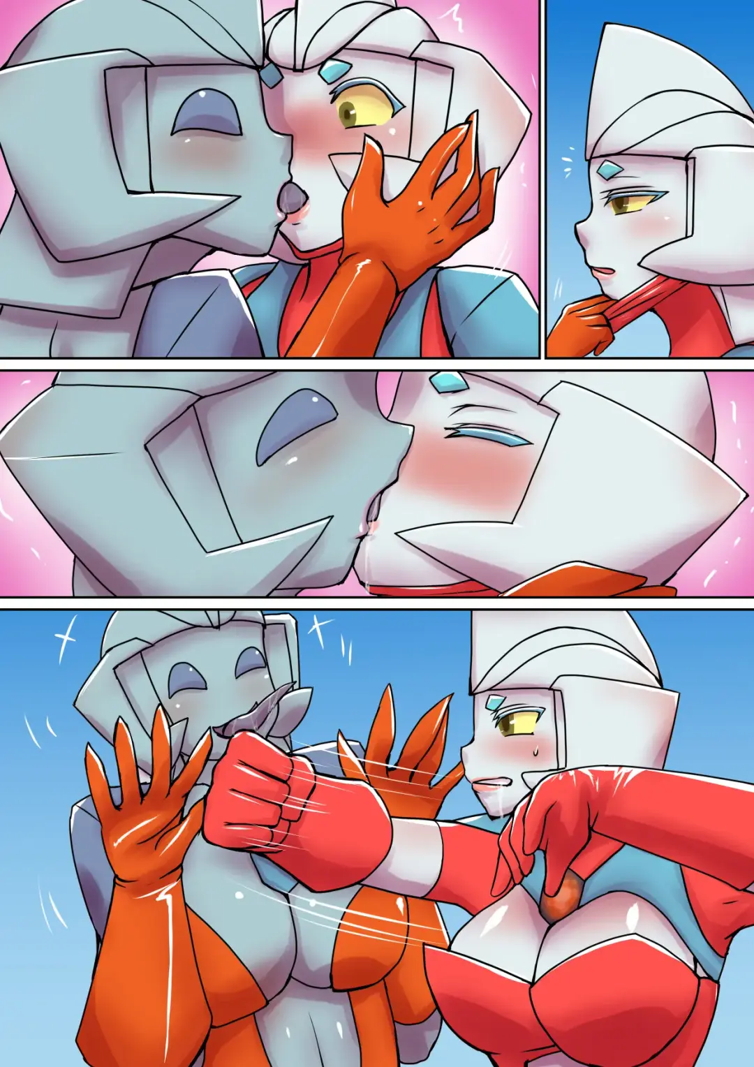 Tokusatsu Heroine Series - Rusty Comet Ch. 5 "Rusty Comet VS Rusty Comet" Fhentai - Page 8