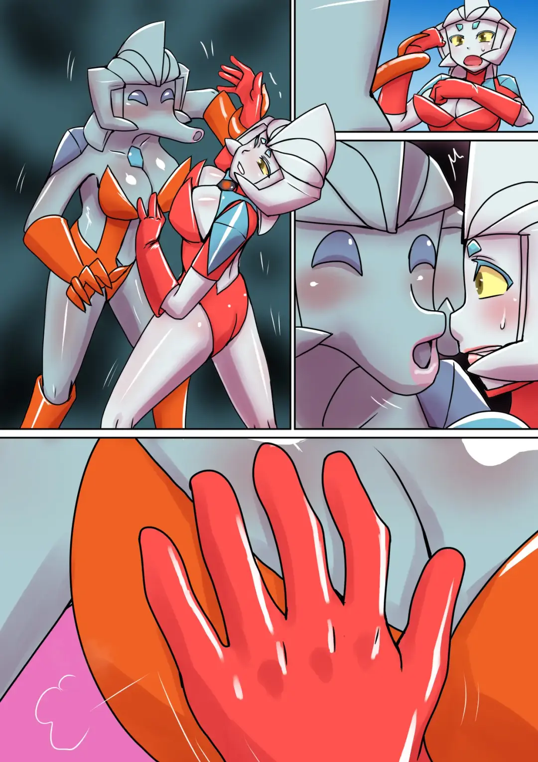 Tokusatsu Heroine Series - Rusty Comet Ch. 5 "Rusty Comet VS Rusty Comet" Fhentai - Page 13