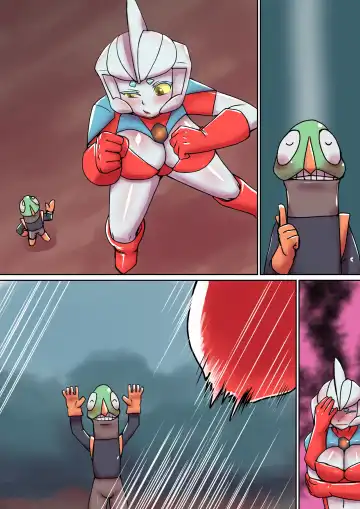 Tokusatsu Heroine Series - Rusty Comet Ch. 5 "Rusty Comet VS Rusty Comet" Fhentai - Page 15