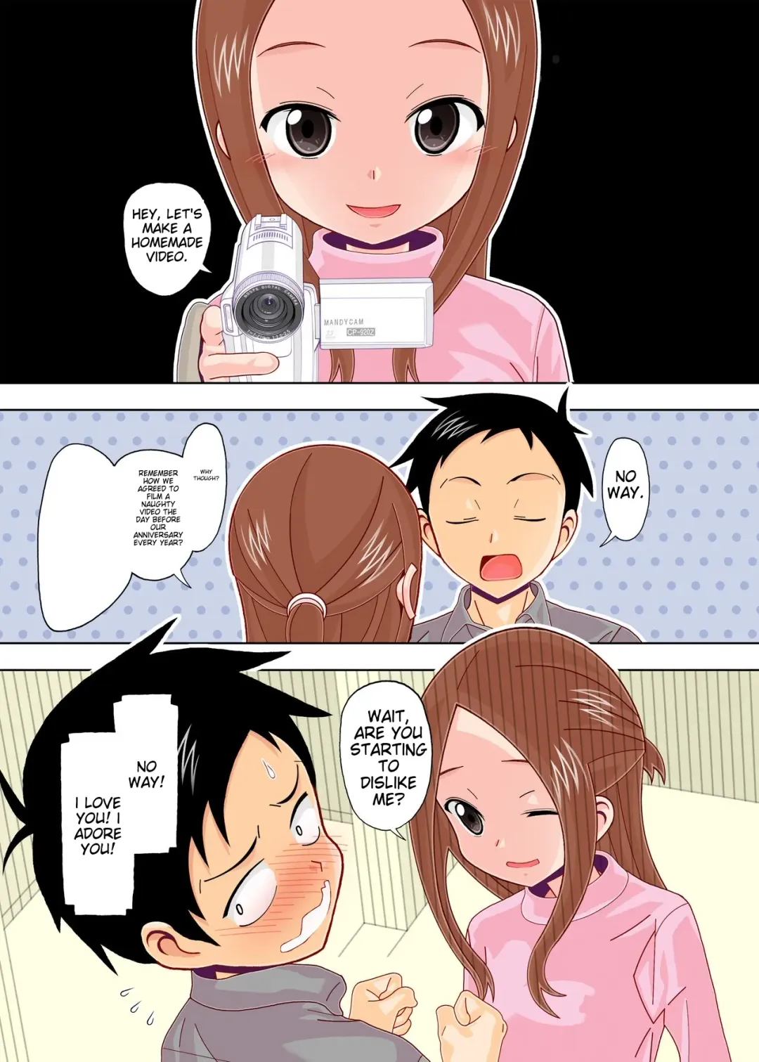 [New Ab] Karakai vs Critical Hit 4 Ninpu no Moto Takagi-san ga Love Love SEX Suru Fhentai - Page 3