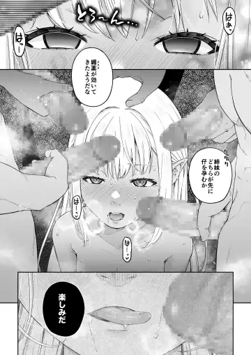 Kakedashi Boukensha no Matsuro 4 [Ningen no Urashakai] Boukensha ni Akogareta Elf Shimai 3 Fhentai - Page 65