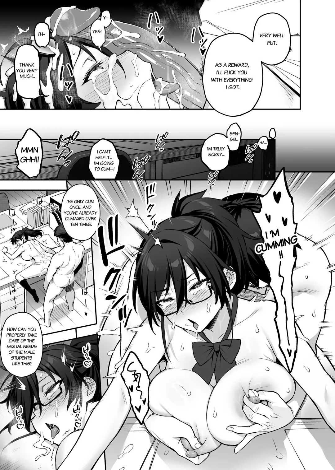 [Try] Atarashii Fuuki Iinchou wa Kyonyuu Sugiru Ken 2 | About the New President of the Disciplinary Committee's Huge Tits 2 (decensored) Fhentai - Page 27