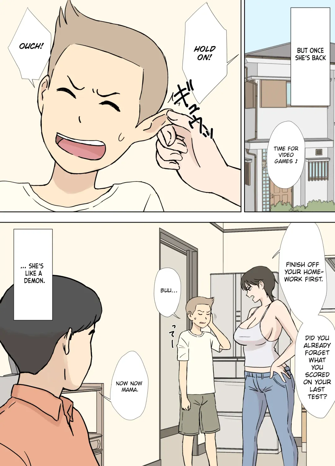 [Urakan] Numa Haha Wanpaku Musuko no Mama Ijiri | Trapped Mother: Naughty Son Playing With His Mom Fhentai - Page 3