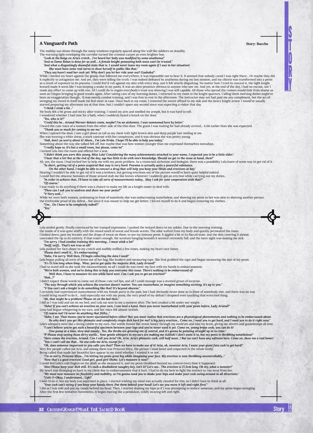 CrossinG KnighTMarE - The Sacred Book (decensored) Fhentai - Page 31