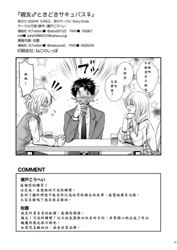 親友♂ときどきサキュバス♀ Fhentai - Page 45