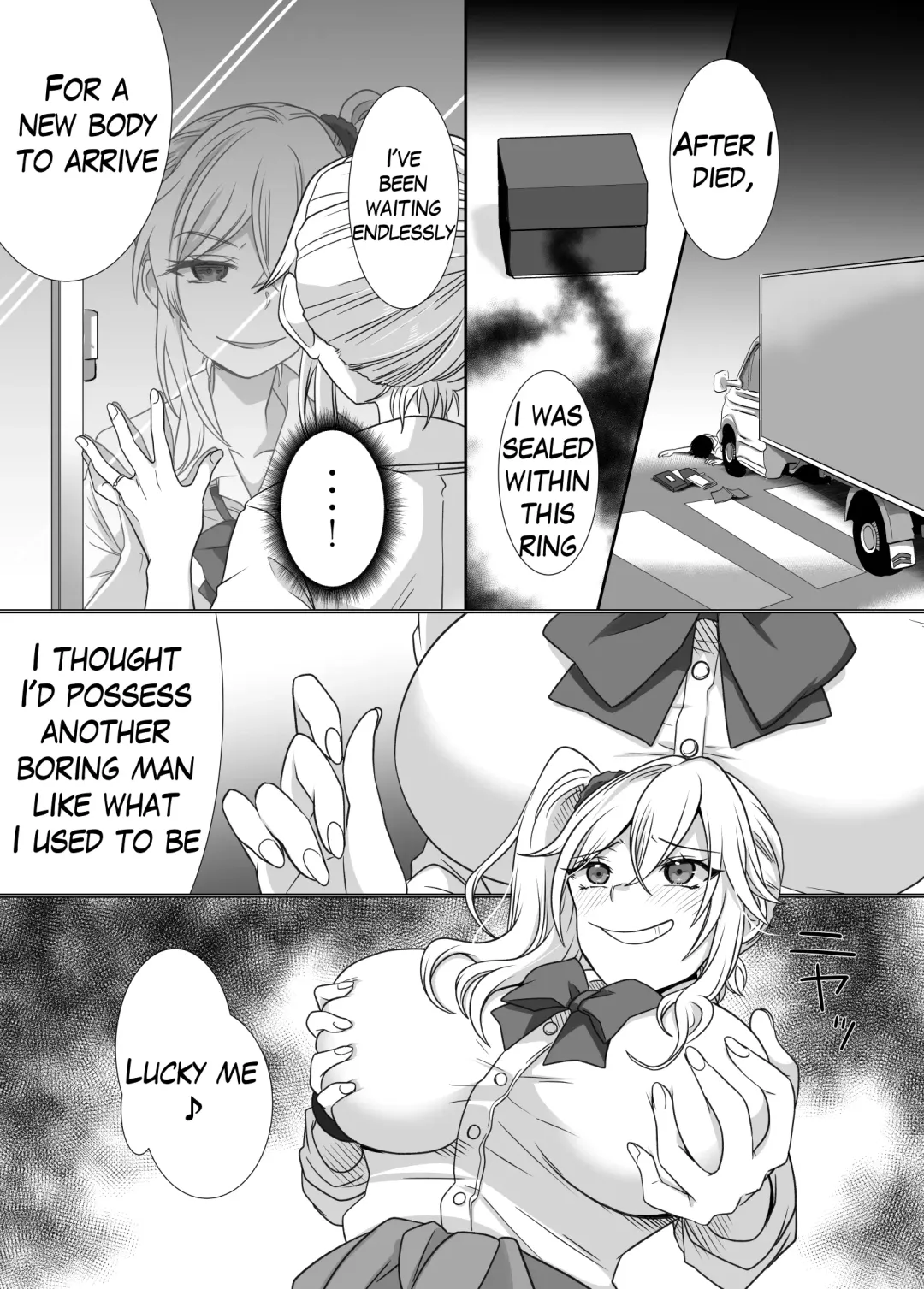 Yubiwa ni Fuuin sareta Akuryou ni Nottorareru Hanashi Fhentai - Page 4