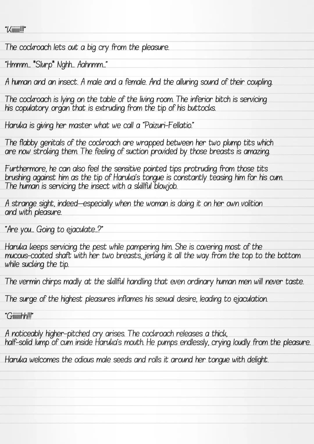 [Chiba Tetsutarou] Misuke's Short Stories 4 - Haruka & Vermin Fhentai - Page 13