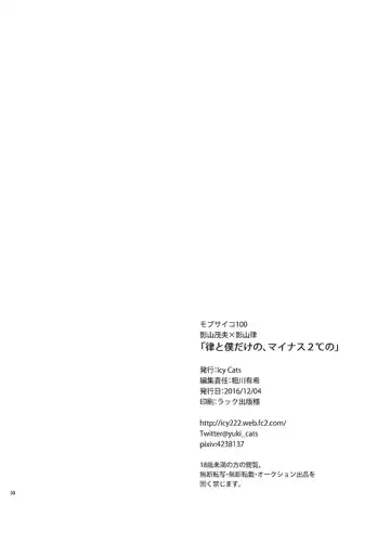 [Aikawa Yuki] Ritsu to Boku Dake no, Mainasu 2 ℃ no Fhentai - Page 30