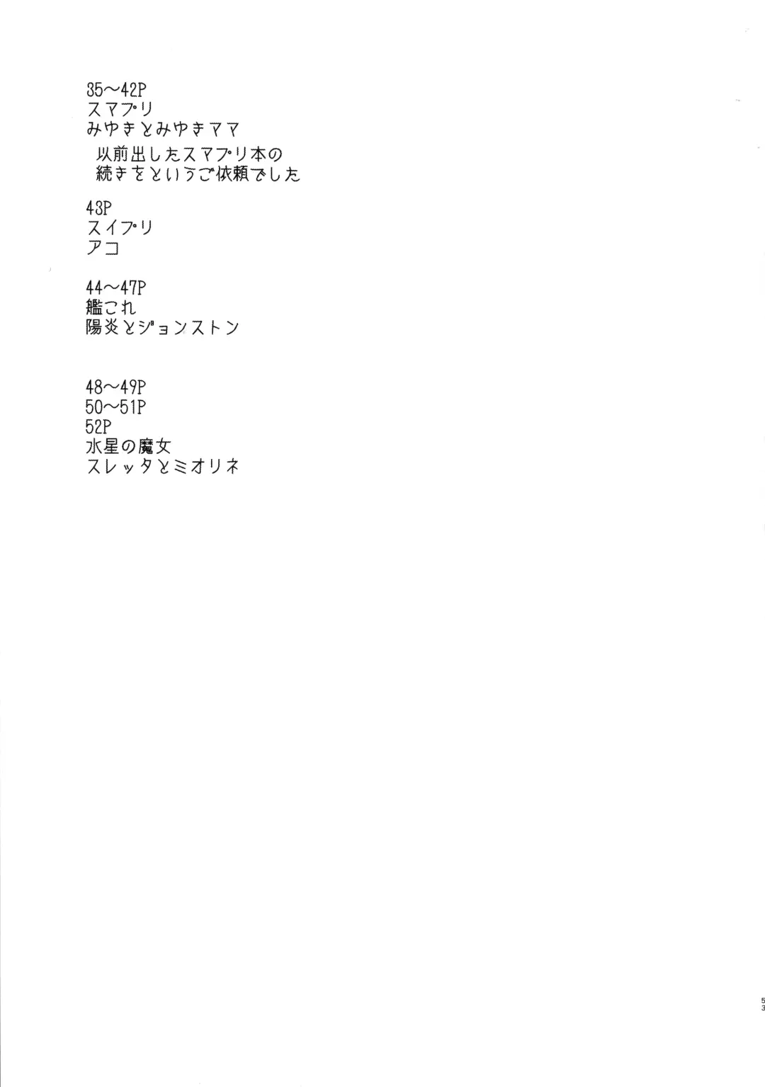 [Yokoshima Takemaru] Yokoshima Skeb Log Fhentai - Page 53