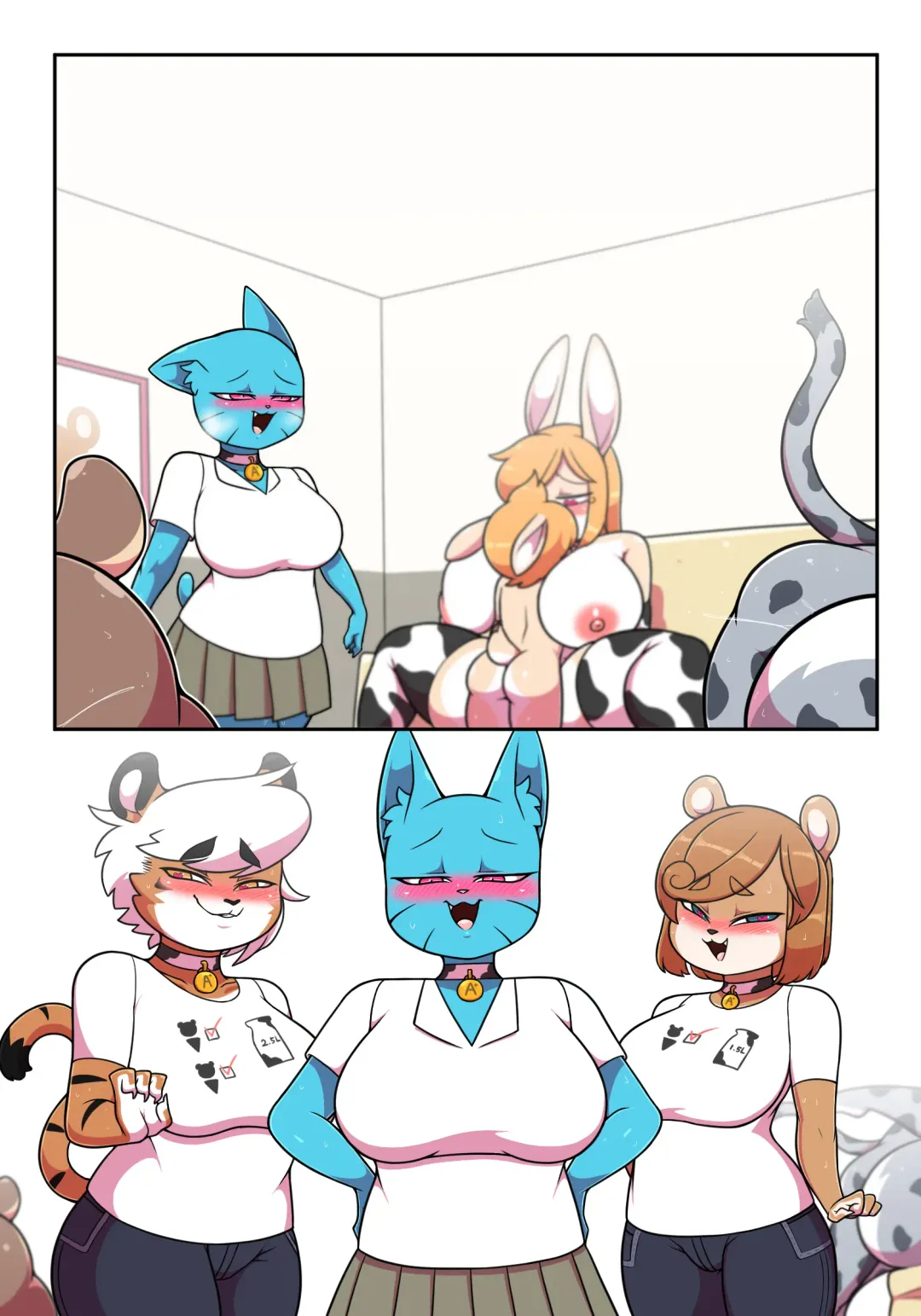 [Wherewolf] Lusty World of Nicole Ep. 8 - Sex Education + Nursing Room Fhentai - Page 55