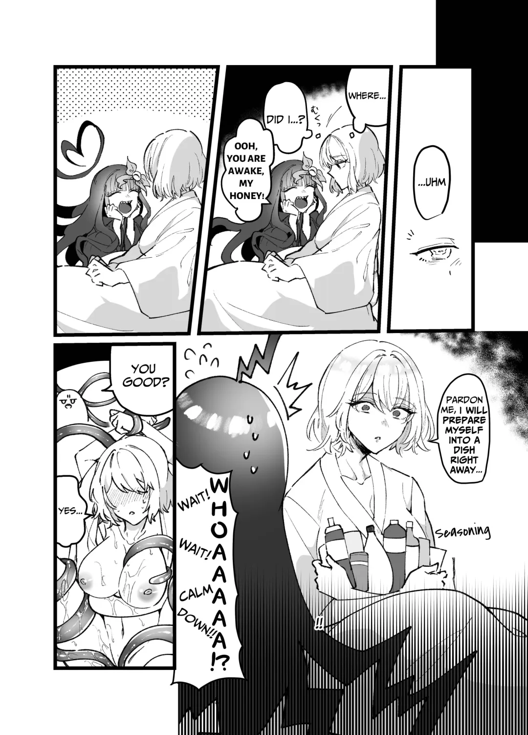 Jashin-sama no Ikenie ~Shokushu to Inmon de Muchi na Ikenie o Kairaku Metori~ | Sacrifice for the Evil God ~Ignorant Sacrificial Lamb's Tentacle & Lewd Crest Pleasure Wedlock~ Fhentai - Page 25