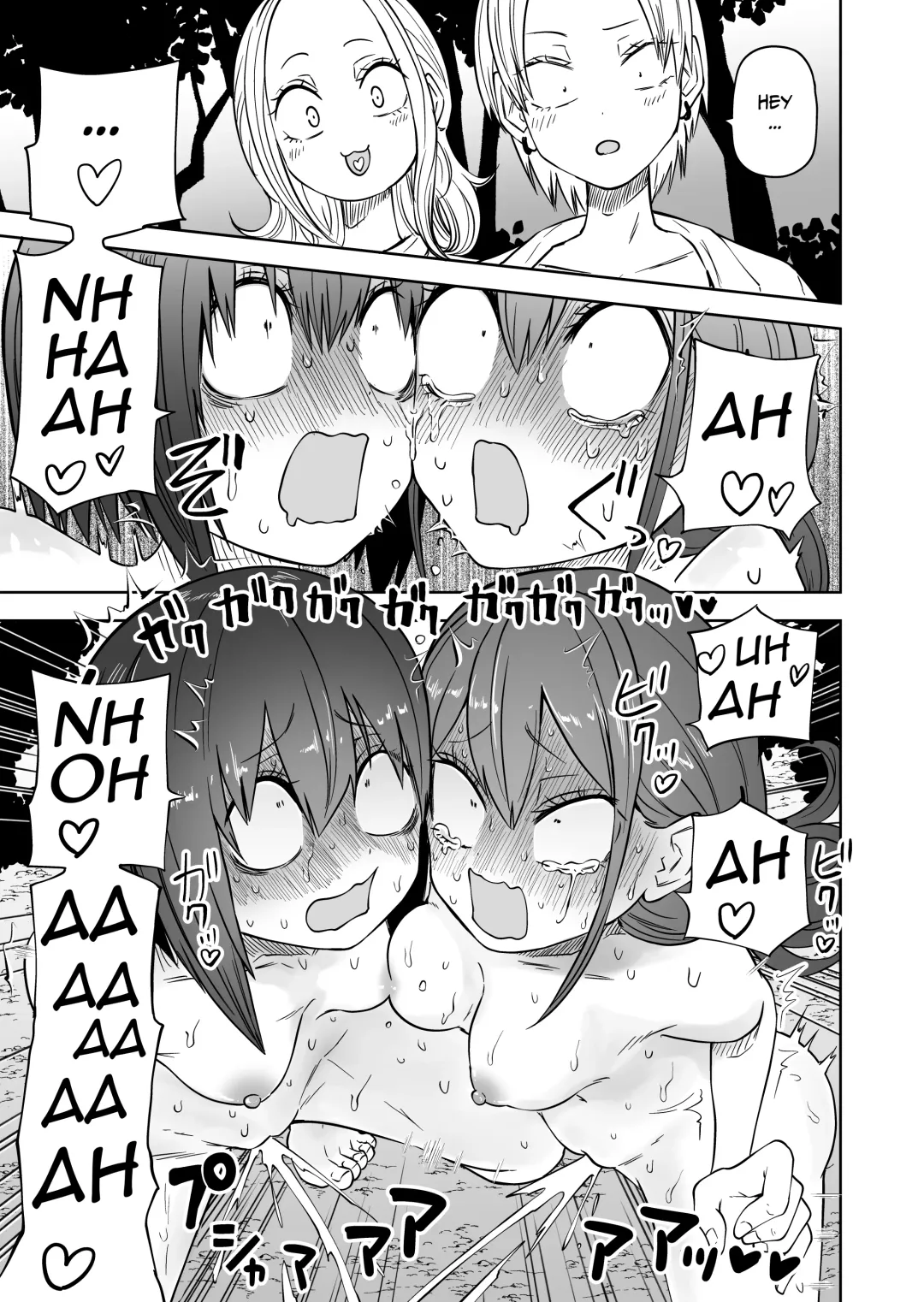 [Sakamoto Kafka] Hajimete no Roshutsu Gokko  | First Time Exhibitionism Play! Lesbian Sex Lovin' University Girls Fhentai - Page 31