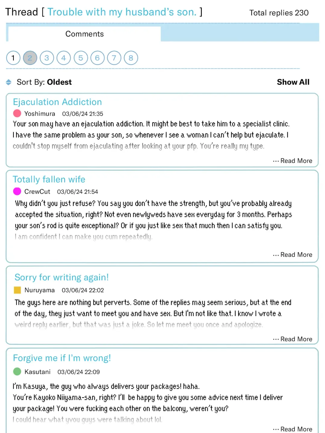 [Minazuki Mikka] Otto no tsurego ni, komattemasu. | Trouble With My Husband's Son. Fhentai - Page 44