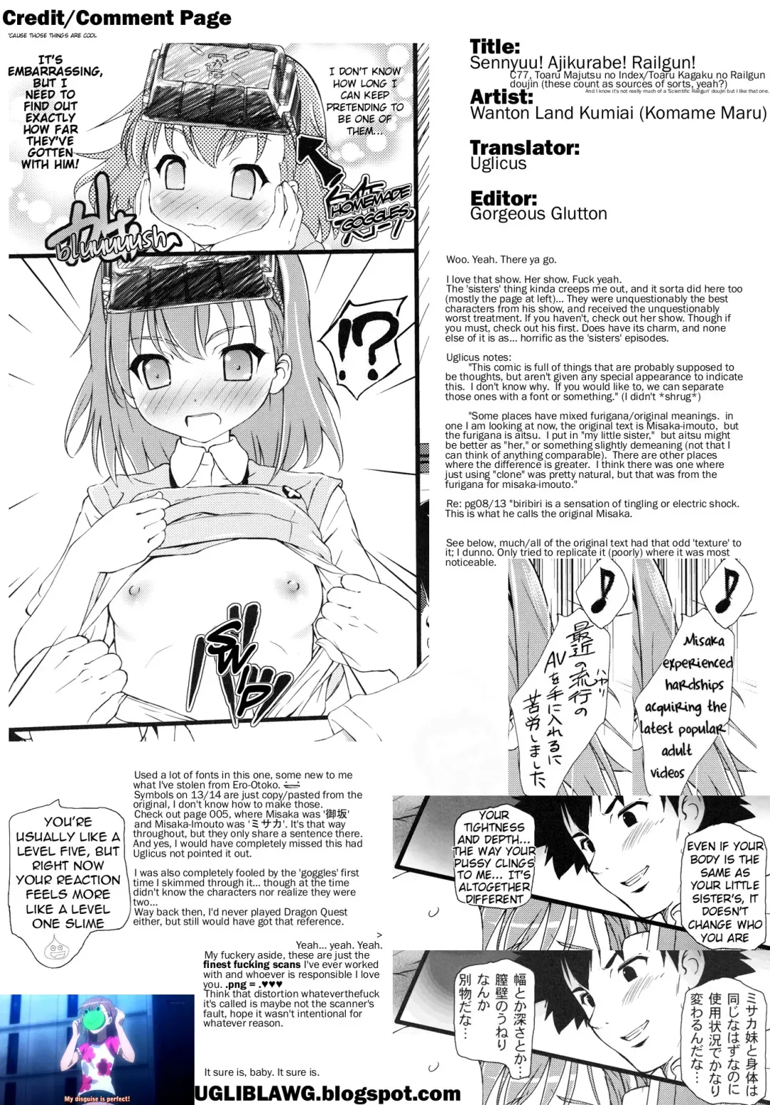 [Komamemaru] Sennyuu! Ajikurabe! Railgun! | Infiltration! Comparison! Railgun! Fhentai - Page 21