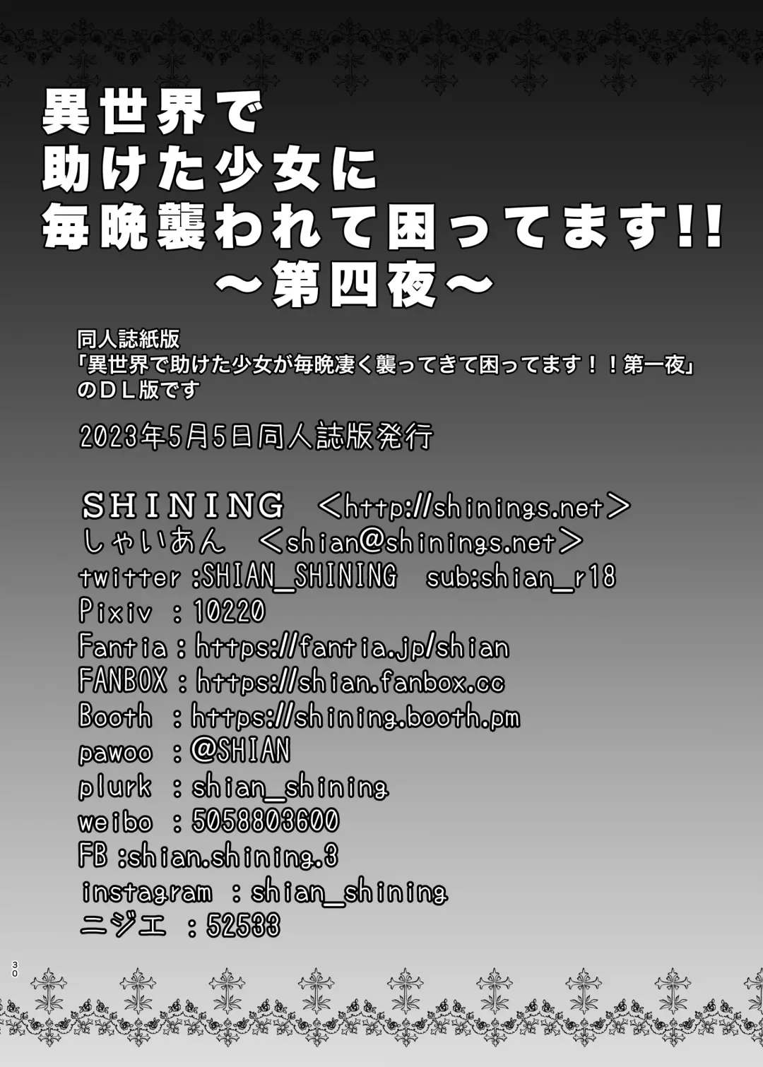 [Shaian] Isekai de Tasuketa Shoujo ni Maiban Osowarete Komattemasu!! Daiyonya Fhentai - Page 30