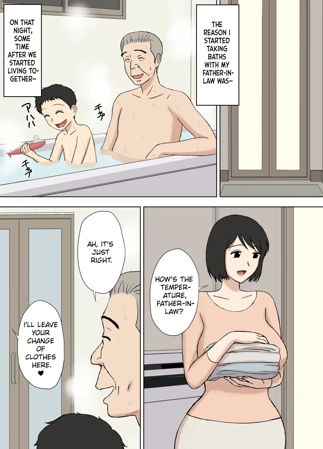 [Urakan] Tsuma ga Ore no Oyaji to Issho ni Furo ni Haitte irun daga.. 2 | My Wife is Taking a Bath With My Father.. 2 Fhentai - Page 2