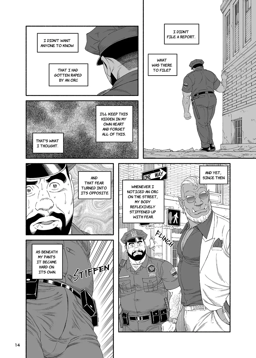 [Tagame Gengoroh] B.S.B. Big Sir's Bitches : Cop - The Case of Chris Collins Fhentai - Page 15