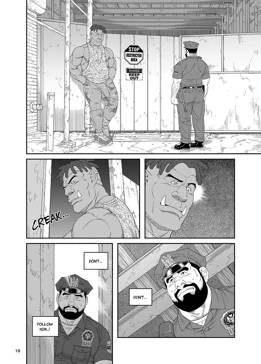 [Tagame Gengoroh] B.S.B. Big Sir's Bitches : Cop - The Case of Chris Collins Fhentai - Page 17