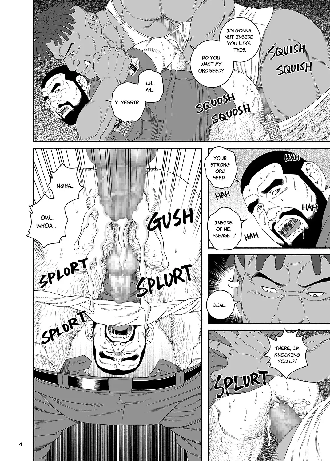 [Tagame Gengoroh] B.S.B. Big Sir's Bitches : Cop - The Case of Chris Collins Fhentai - Page 5