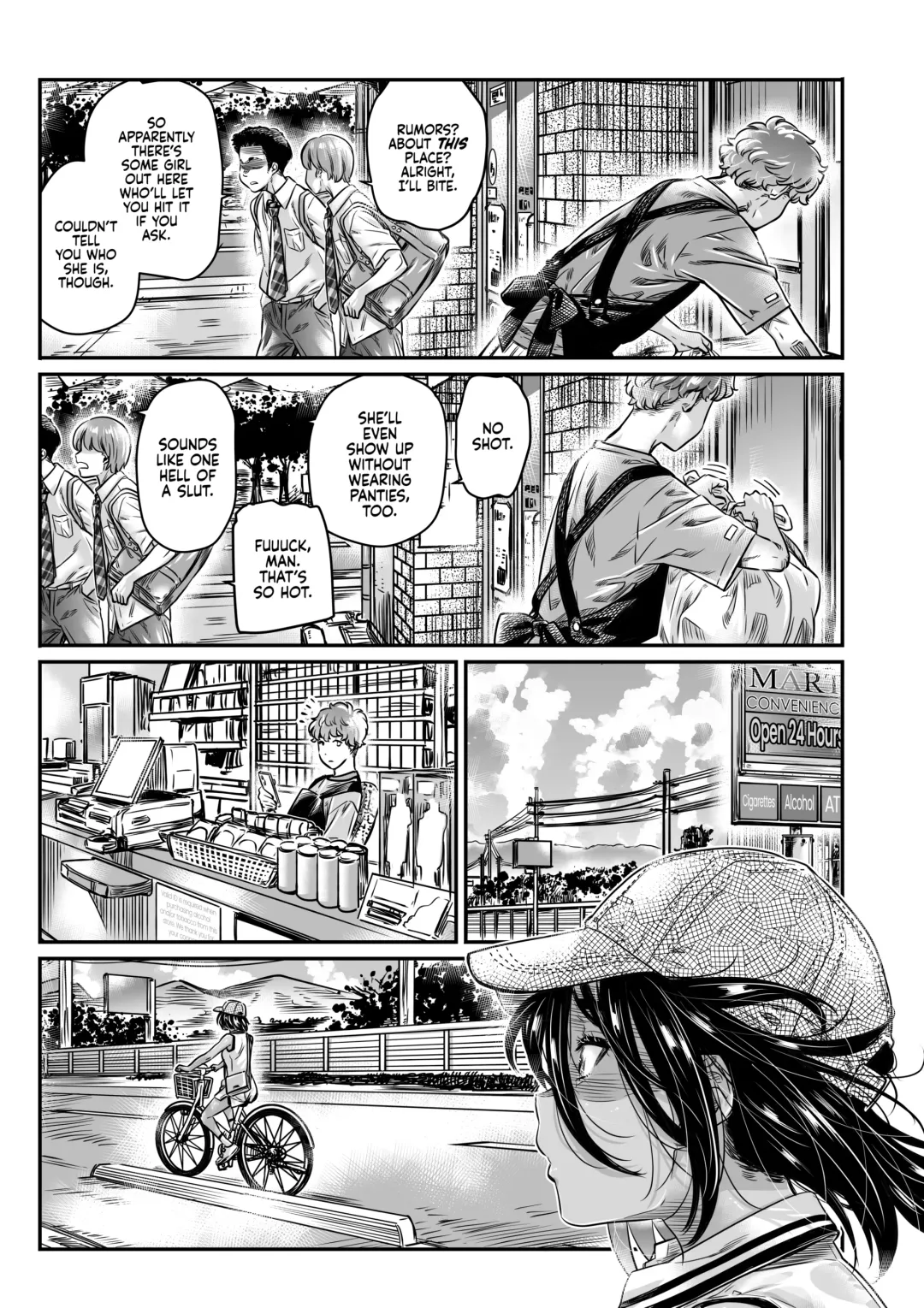 [Maruta] Hiyake no Bitch Shoujo wa, Doutei no Senpai o Yagai Sex ni Sasou | The Tanlined Town Bike Has Set Her Perverted Exhibitionist Sights on Her Virgin Senpai (decensored) Fhentai - Page 8