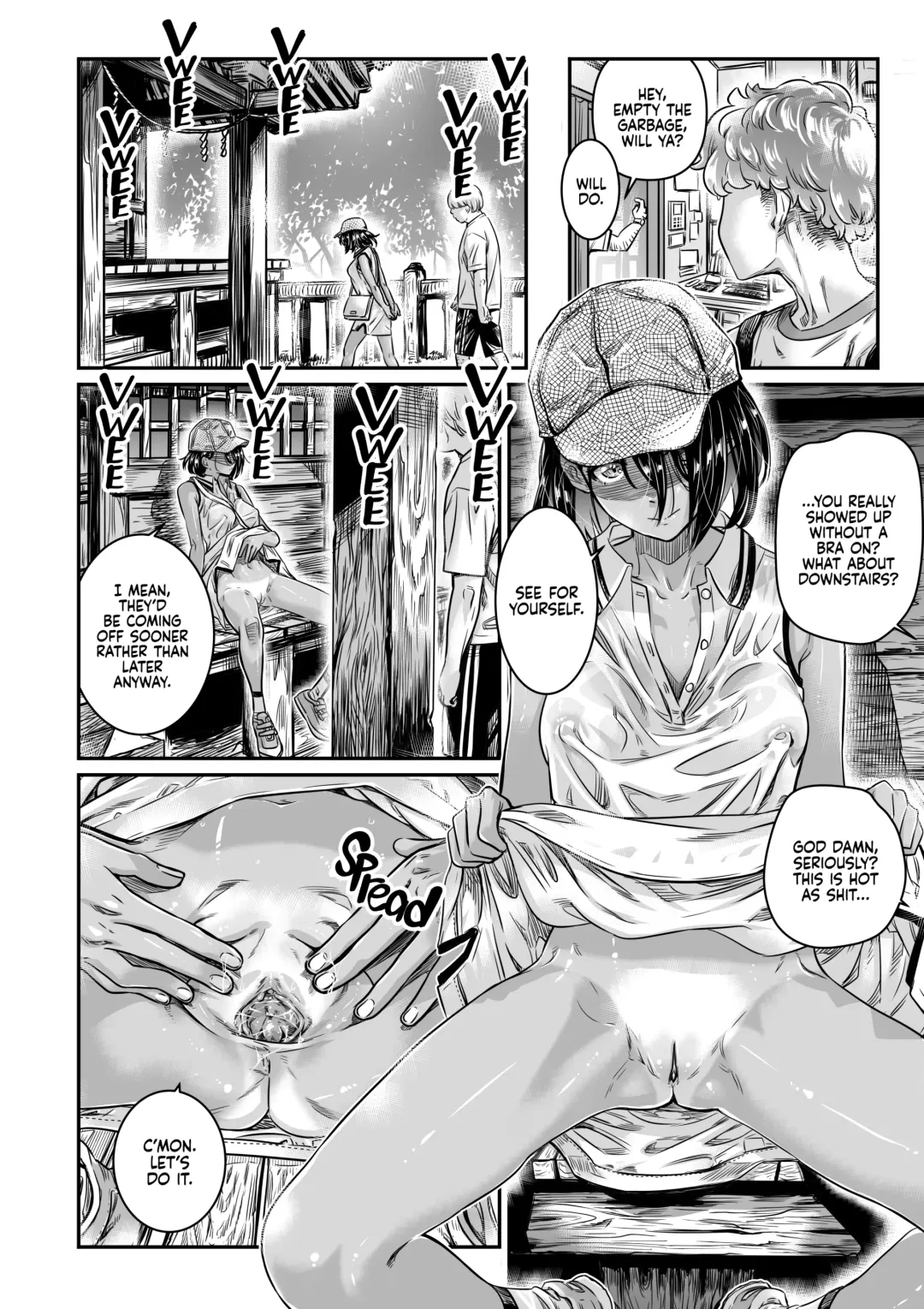 [Maruta] Hiyake no Bitch Shoujo wa, Doutei no Senpai o Yagai Sex ni Sasou | The Tanlined Town Bike Has Set Her Perverted Exhibitionist Sights on Her Virgin Senpai (decensored) Fhentai - Page 9