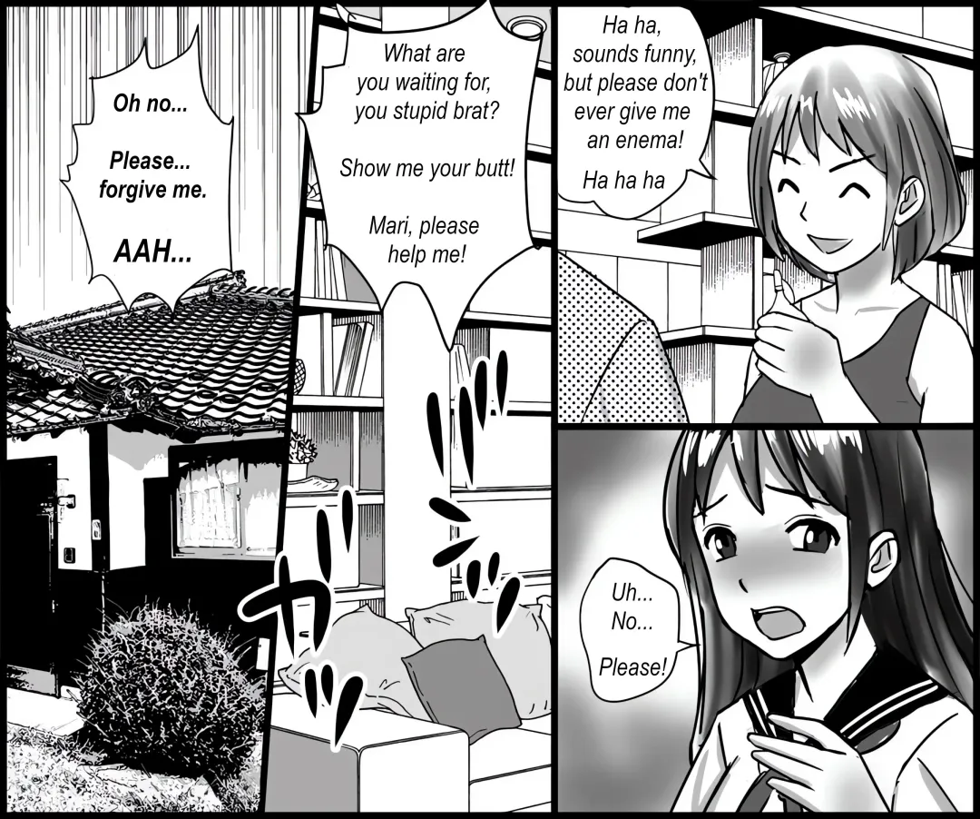 Mamahaha to Imouto ni Yoru Zankoku Shuuchi Ijime | Humiliated and punished by my stepmother and stepsister Fhentai - Page 11
