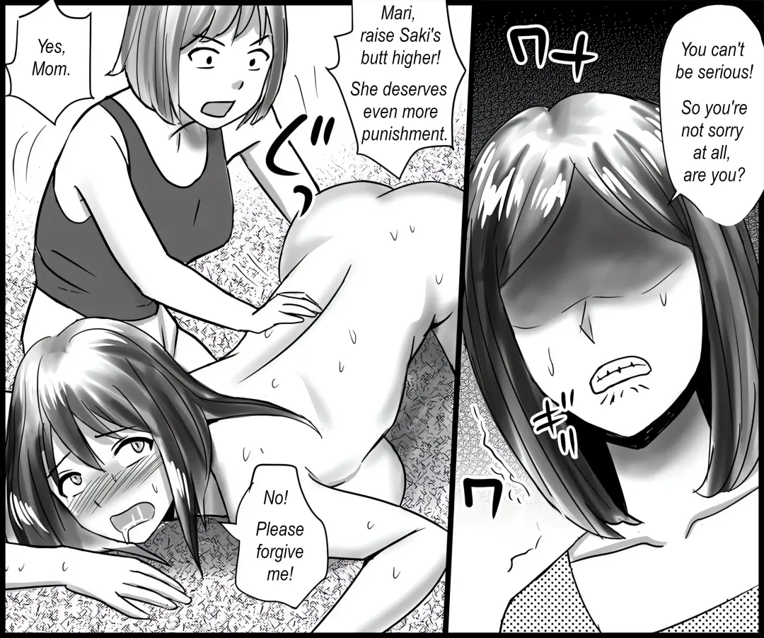 Mamahaha to Imouto ni Yoru Zankoku Shuuchi Ijime | Humiliated and punished by my stepmother and stepsister Fhentai - Page 22