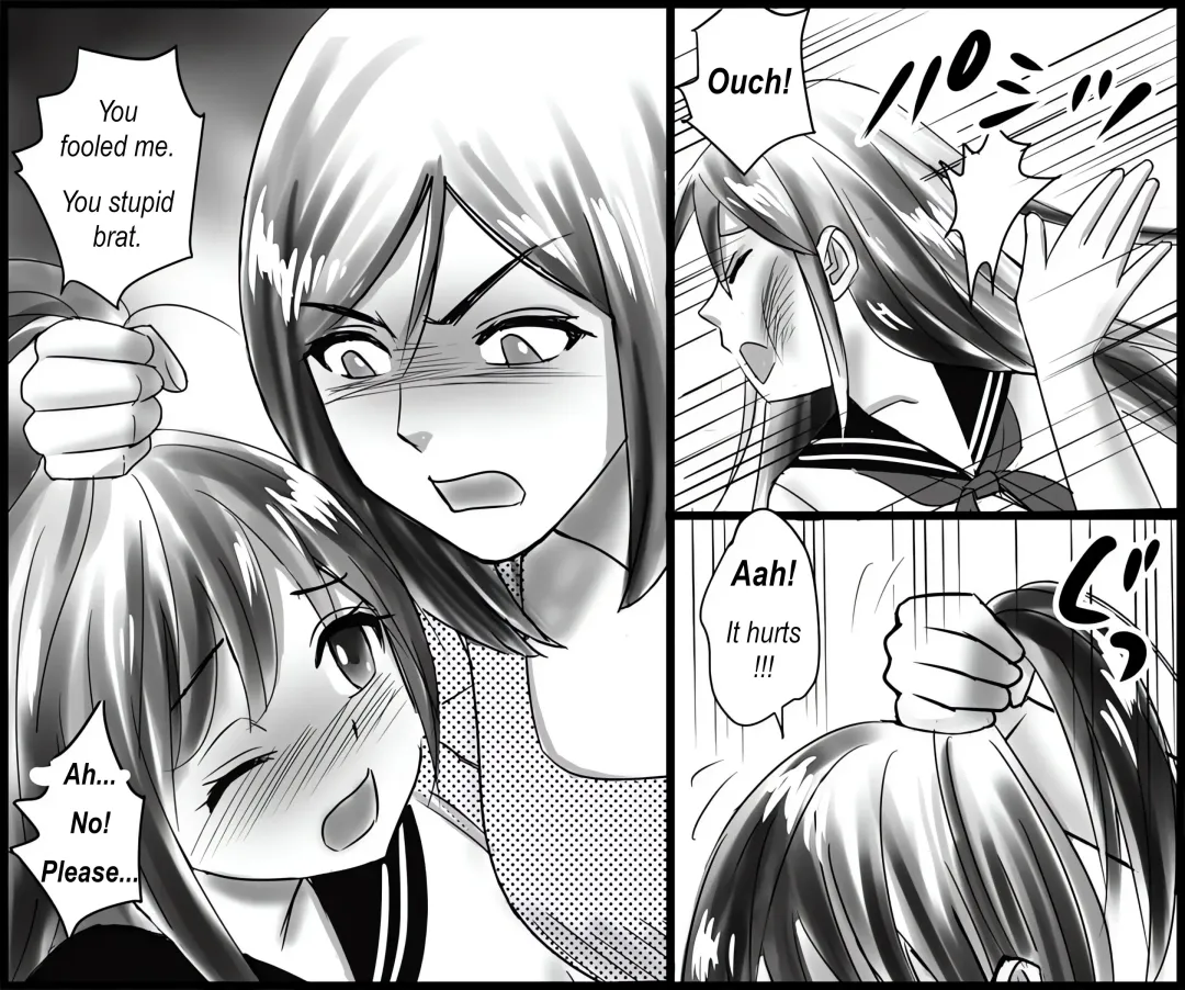Mamahaha to Imouto ni Yoru Zankoku Shuuchi Ijime | Humiliated and punished by my stepmother and stepsister Fhentai - Page 4