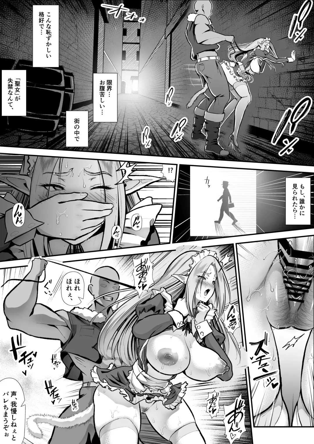 [Mona Liza] Netorare Erufu no seijo shinkan serēna, anaru, kairaku ochi Fhentai - Page 37