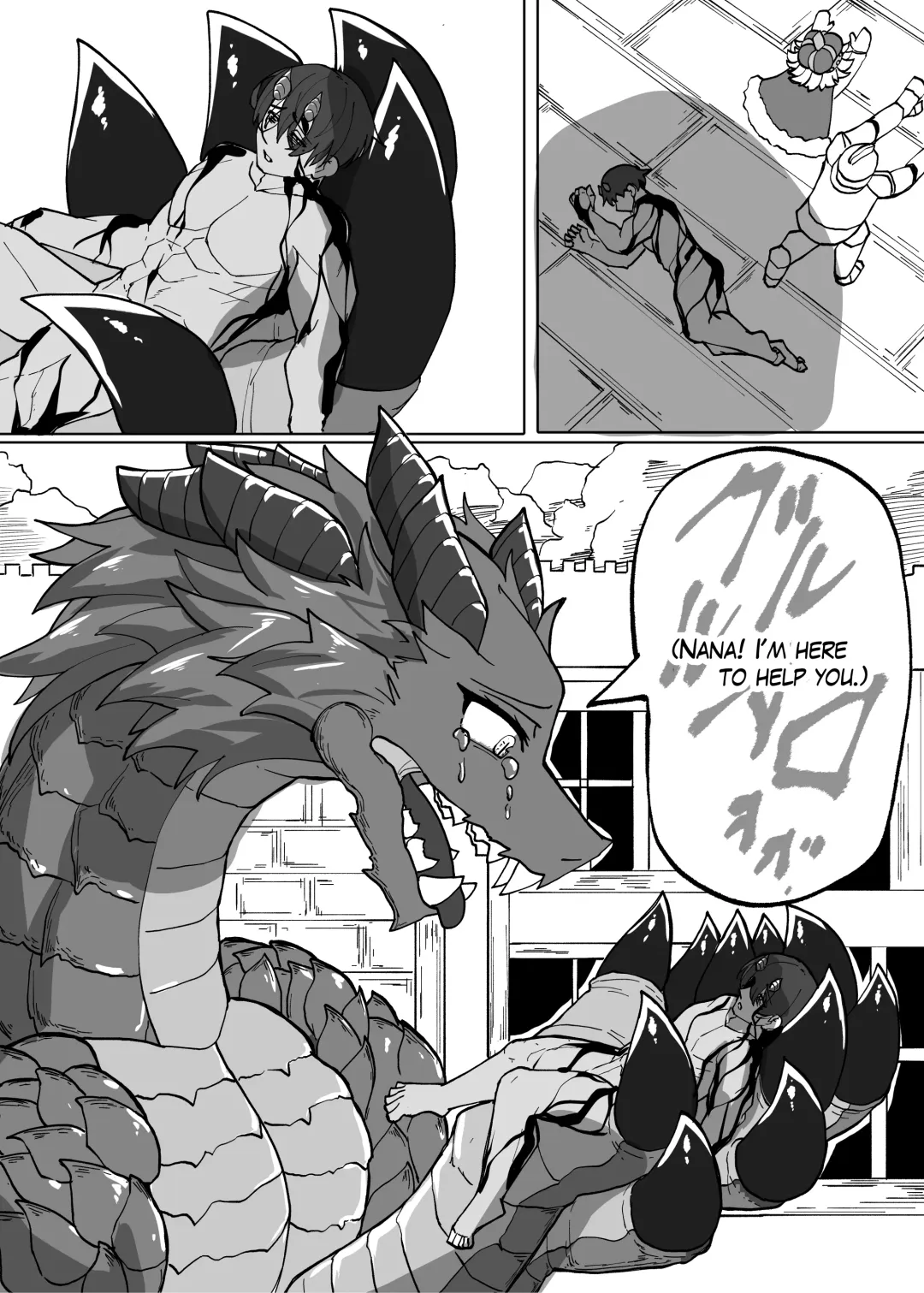 [Kyabetsuka] Because That Night Was The Happiest They've Ever Been - Persecuted Dragon Girl and an Assassin at His Limit Forget Human Speech and Have Beastly Sex Fhentai - Page 18