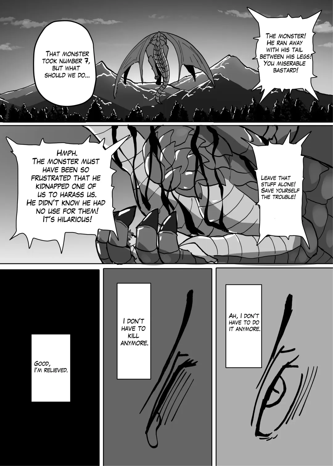 [Kyabetsuka] Because That Night Was The Happiest They've Ever Been - Persecuted Dragon Girl and an Assassin at His Limit Forget Human Speech and Have Beastly Sex Fhentai - Page 21
