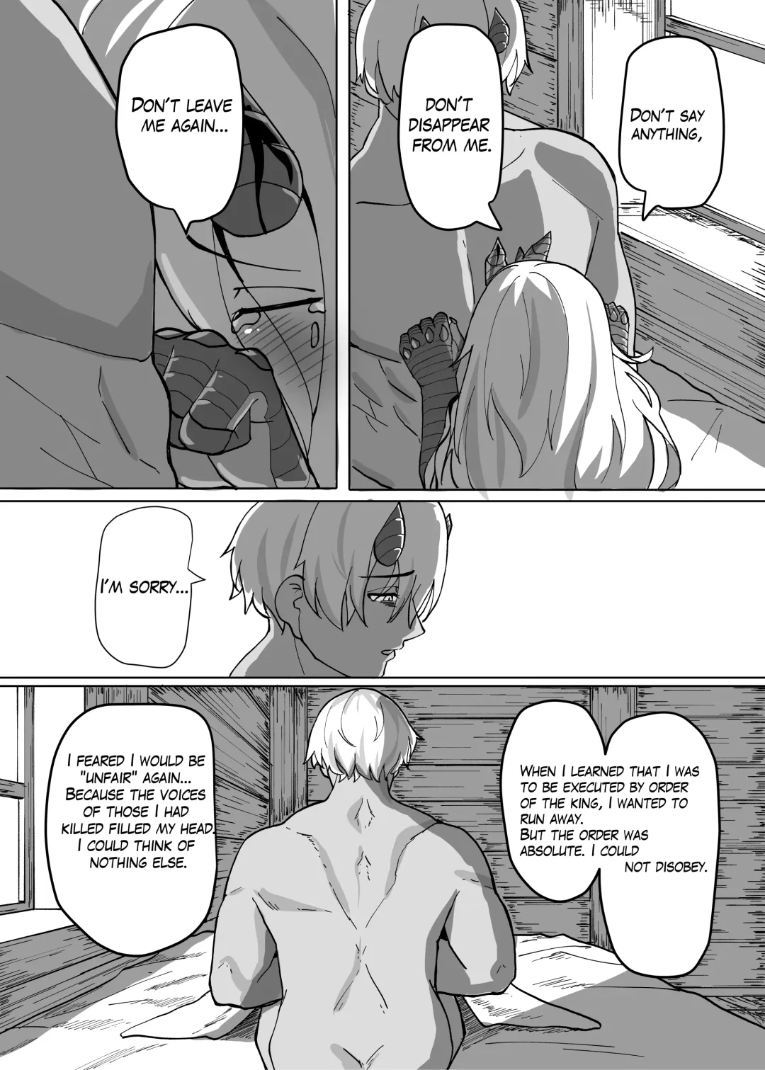 [Kyabetsuka] Because That Night Was The Happiest They've Ever Been - Persecuted Dragon Girl and an Assassin at His Limit Forget Human Speech and Have Beastly Sex Fhentai - Page 24