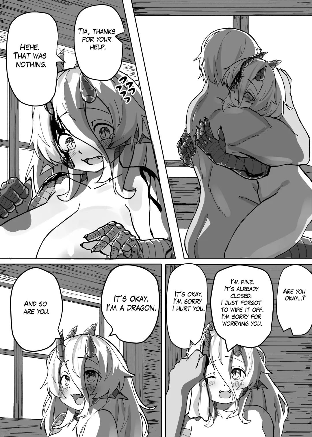 [Kyabetsuka] Because That Night Was The Happiest They've Ever Been - Persecuted Dragon Girl and an Assassin at His Limit Forget Human Speech and Have Beastly Sex Fhentai - Page 33