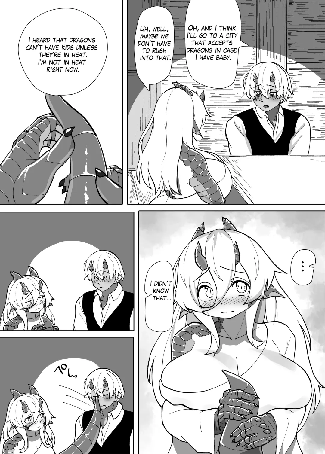 [Kyabetsuka] Because That Night Was The Happiest They've Ever Been - Persecuted Dragon Girl and an Assassin at His Limit Forget Human Speech and Have Beastly Sex Fhentai - Page 83