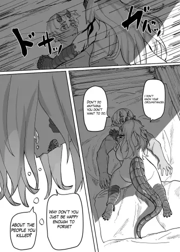 [Kyabetsuka] Because That Night Was The Happiest They've Ever Been - Persecuted Dragon Girl and an Assassin at His Limit Forget Human Speech and Have Beastly Sex Fhentai - Page 25