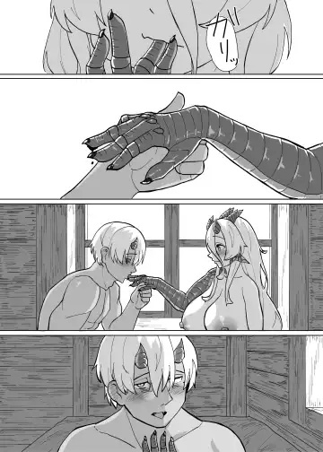 [Kyabetsuka] Because That Night Was The Happiest They've Ever Been - Persecuted Dragon Girl and an Assassin at His Limit Forget Human Speech and Have Beastly Sex Fhentai - Page 32