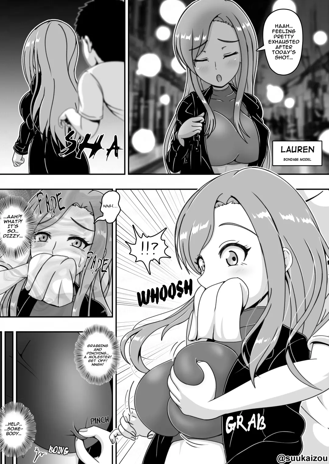 [Suukaizou] Lauren is restrained and blamed mainly on her boobs Fhentai - Page 9