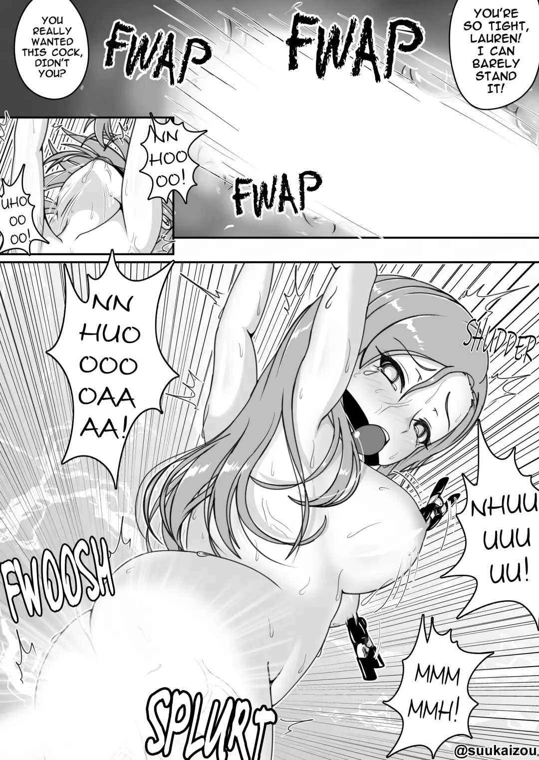 [Suukaizou] Lauren is restrained and blamed mainly on her boobs Fhentai - Page 14
