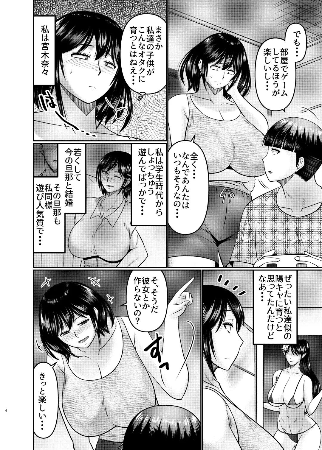 [Hatakeyama Tohya] Moto Gal Mama wa Musuko no Karada o Yoku Shiranai Fhentai - Page 4
