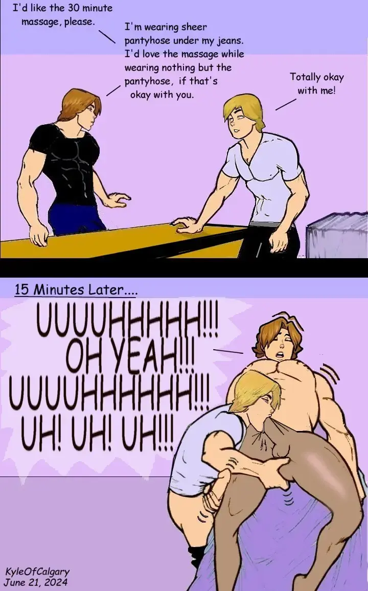 Kyle of Calgary. Hot Hunks - Gay and Bisexual in Pantyhose 2! Fhentai - Page 7